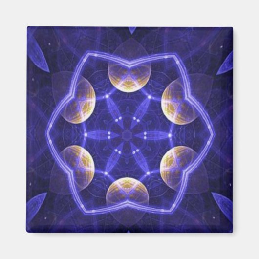 Blauwe Haze Magneet (Voorkant)