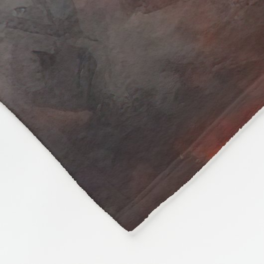 Blauwe Heeler in Herfst laat Herfst inspireren Fleece Deken (Hoek)