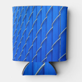 Blauwe hek blikjeskoeler