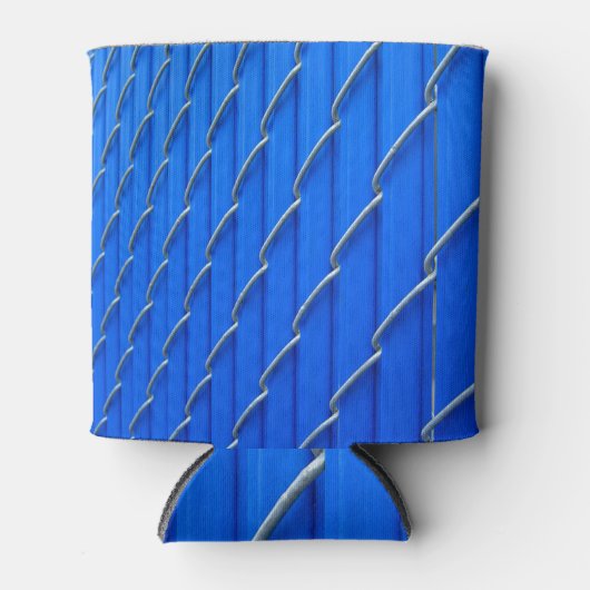 Blauwe hek blikjeskoeler (Voorkant)