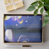 Blauwe Heks Holding Potion Halloween Dagcadeauverp Tissuepapier (Geschenk)