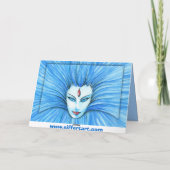 Blauwe heks kaart (Achterkant)