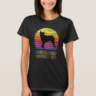 Blauwe Heler Australische Veedrijvershond Vintage  T-shirt