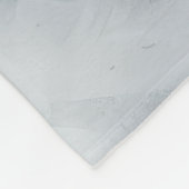 Blauwe heler hond in sneeuw Kerstmis Fleece Deken (Hoek)