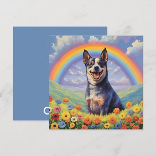 Blauwe heler Memorial Leuke aangepaste hondennaam (Voorkant / Achterkant)