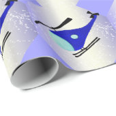 blauwe helikopter cadeaupapier (Rol Hoek)