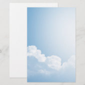 Blauwe hemden briefpapier (Voorkant / Achterkant)