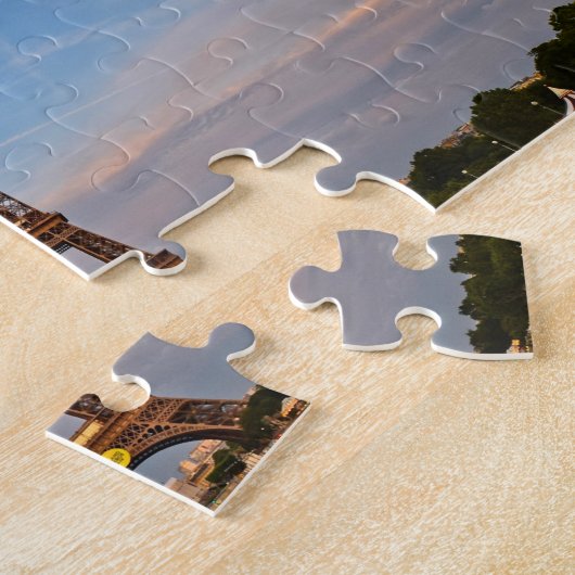 Blauwe hemden en de Eiffeltoren - 8 x 10 - 110 stu Legpuzzel (Zijkant)