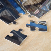 Blauwe hemden en ontbijtkoek - Martha's wijntuin Legpuzzel (Zijkant)