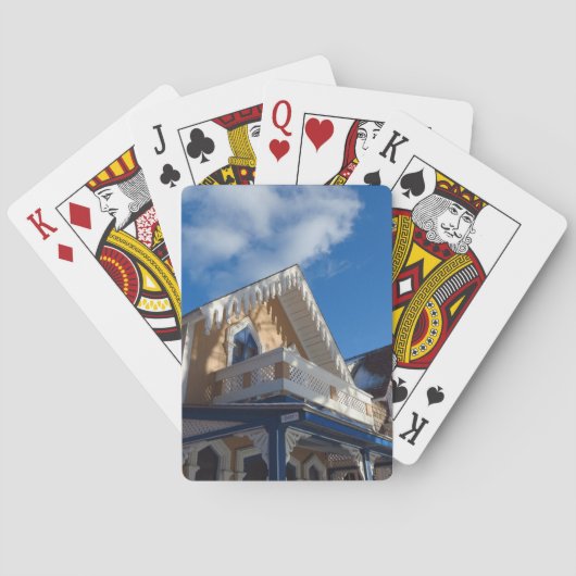 Blauwe hemden en ontbijtkoek - Martha's wijntuin Pokerkaarten (Achterkant)