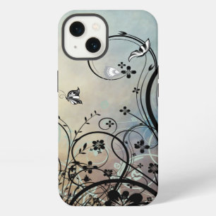 Blauwe hemden en vlinders iPhone 13 hoesje