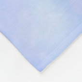 Blauwe hemden fleece deken (Hoek)