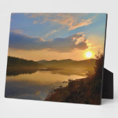 Blauwe hemden & gouden zonnescherm - Crossrock, Al Fotoplaat (Zijkant)