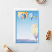 Blauwe hemden © notitiekaartje (Voorkant / Achterkant in situ)