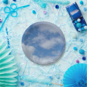 Blauwe hemden papieren bordje (Feest)