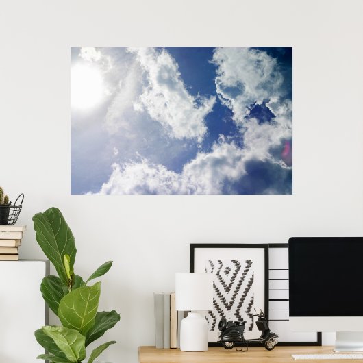 Blauwe hemden poster (Thuiskantoor)