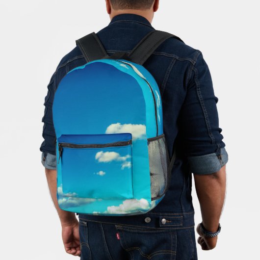 Blauwe hemel bedrukte rugzak (Insitu (model))
