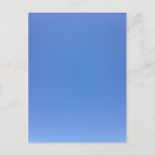 Blauwe hemel briefkaart (Voorkant)