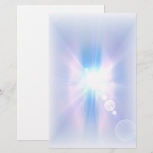 Blauwe hemel briefpapier (Voorkant / Achterkant)