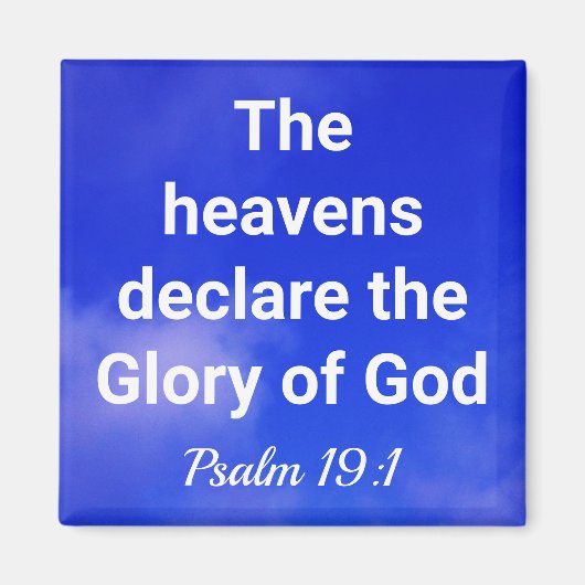 Blauwe hemel De Heavens verklaren het verhaal van  Magneet (Voorkant)