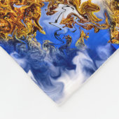 Blauwe hemel en Abstract kunstpatroon voor wolken Fleece Deken (Hoek)