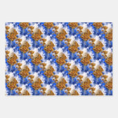 Blauwe hemel en Abstract kunstpatroon voor wolken Inpakpapier Vel (Voorkant 2)