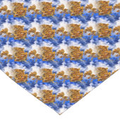 Blauwe hemel en Abstract kunstpatroon voor wolken Korte Tafelloper (Hoek)