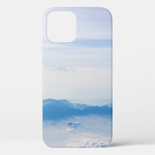 Blauwe hemel en bergen uitzicht uit vliegtuigen ge Case-Mate iPhone case