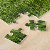 Blauwe hemel en groene gras (de Dag van de Aarde i Legpuzzel (Zijkant)