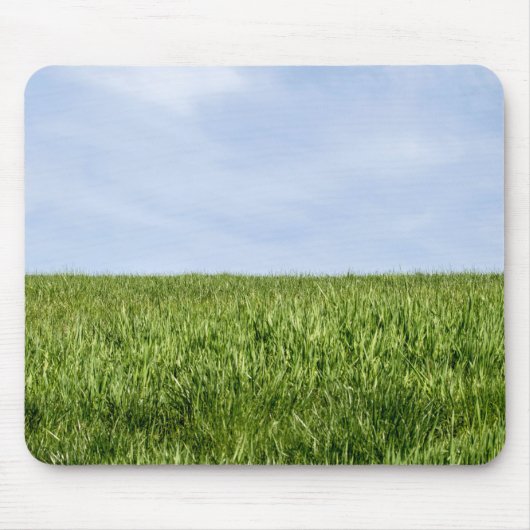 Blauwe hemel en groene gras (de Dag van de Aarde i Muismat (Voorkant)