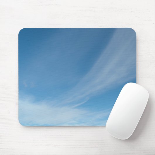 Blauwe hemel en witte wolken muismat (Met muis)