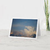 Blauwe hemel en witte wolken, Skyscape achtergrond Kaart (Voorkant)