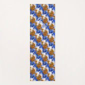 Blauwe hemel en wolken Abstracte kunst op maat Yogamat (Voorkant)