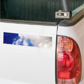 Blauwe hemel en wolken bumpersticker (Op Truck)
