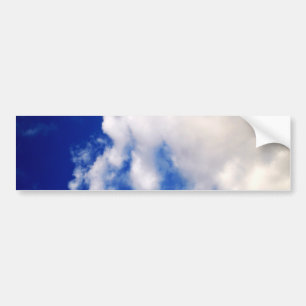Blauwe hemel en wolken bumpersticker