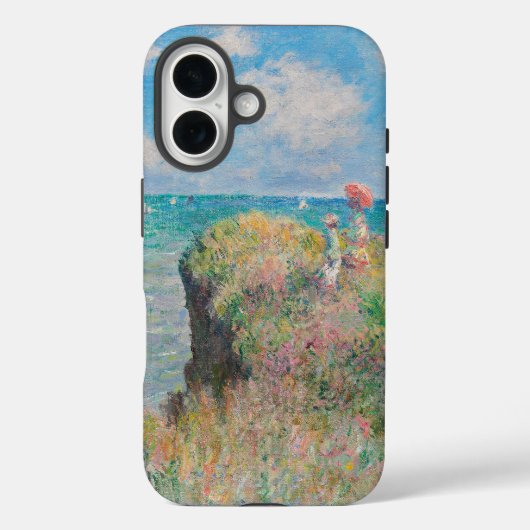 Blauwe hemel en wolken Monet Impressionist Paintin Case-Mate iPhone Case (Achterkant)