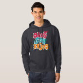 blauwe hemel hoodie (Voorkant volledig)