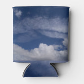 blauwe hemel koele wolken blikjeskoeler (Voorkant)