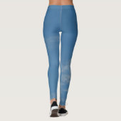 Blauwe hemel leggings (Achterkant)