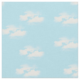 Blauwe hemel met fluffy wolken stof