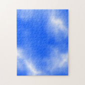 Blauwe hemel met witte wolken. legpuzzel (Verticaal)