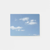 Blauwe hemel met witte wolken Plaats de notities Post-it® Notes (Voorkant)