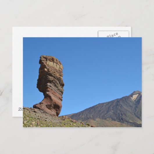 Blauwe hemel op Mount Teide Briefkaart (Voorkant / Achterkant)