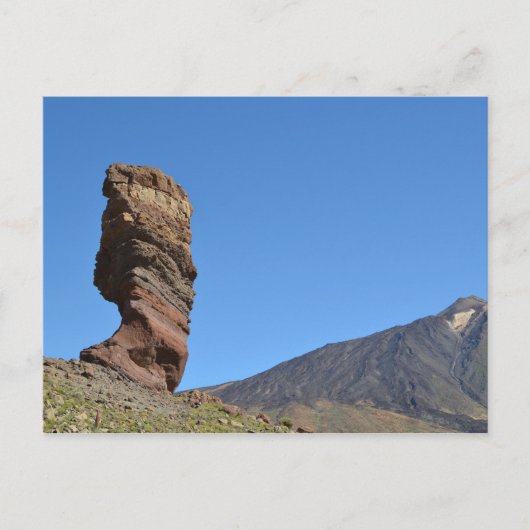 Blauwe hemel op Mount Teide Briefkaart (Voorkant)