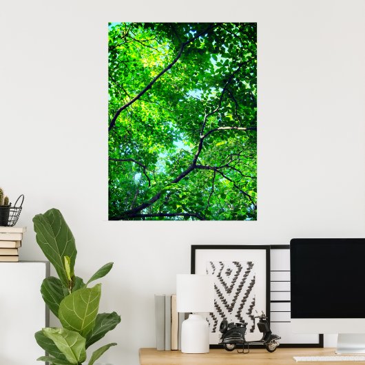 Blauwe hemel poster (Thuiskantoor)