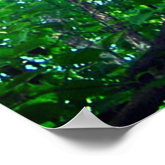 Blauwe hemel poster (Hoek)