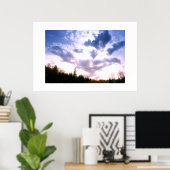 Blauwe hemel poster (Thuiskantoor)