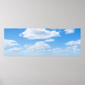 Blauwe hemel poster (Voorkant)