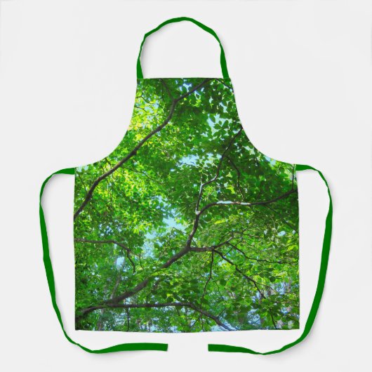 Blauwe hemel schort (Voorkant)