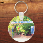 Blauwe hemel sleutelhanger (Voorkant)